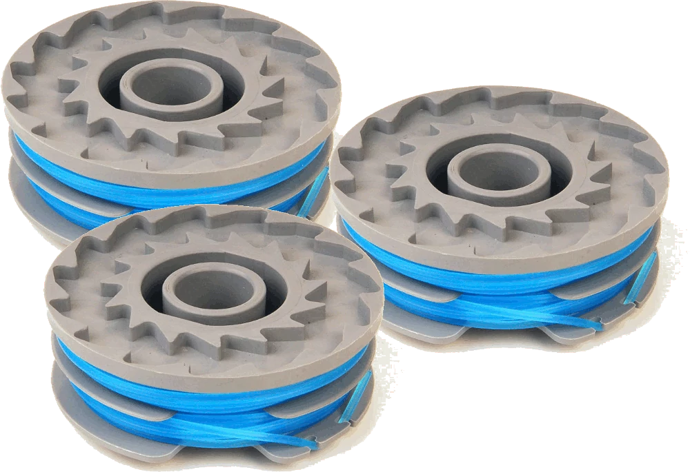 3 x Spool and Line for Homelite grass trimmers