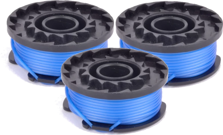 3 x Spool & Line for Spear & Jackson grass trimmers
