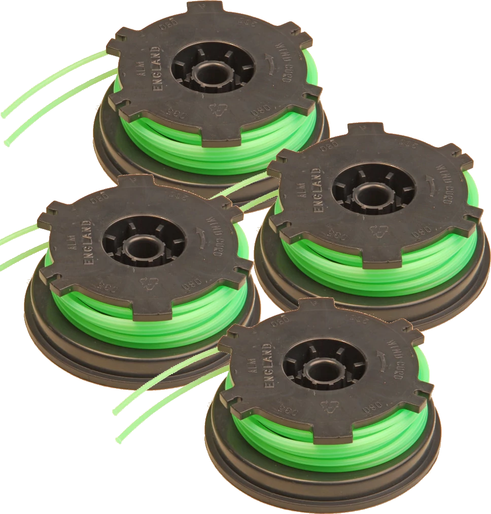 4 x Spool & Line for Obi grass trimmers