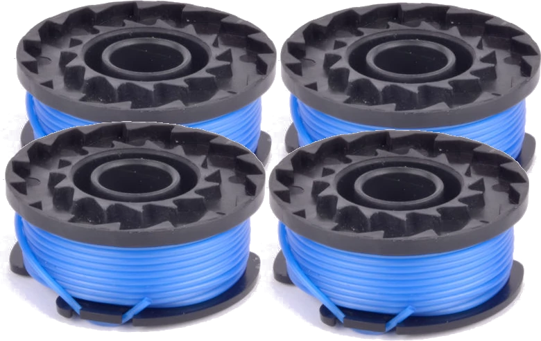 4 x Spool & Line for Spear & Jackson grass trimmers