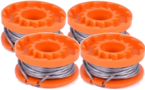 4 x Spool and Line for Power Plus Grass Trimmers