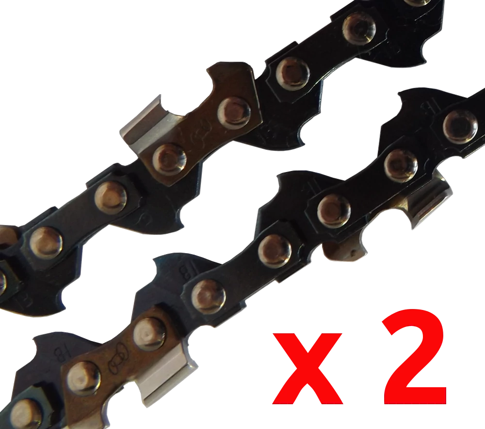 2 x Chainsaw chains for McCulloch chainsaws with 40cm bar
