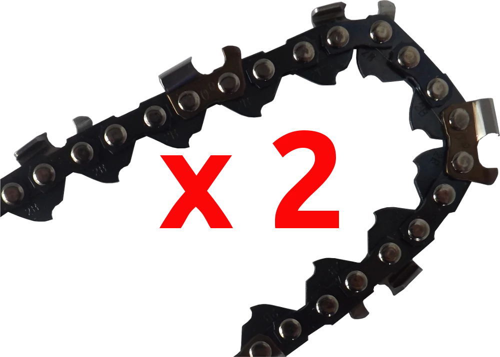 2 x Chainsaw chains for Makita chainsaws with 40cm bar