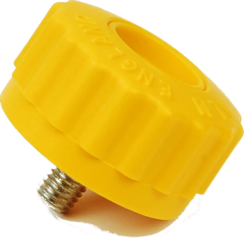 Spool retaining bolt - M8 x 13mm right hand thread (Yellow)