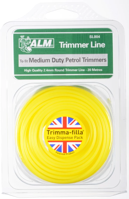 2.4mm x 20m - Yellow Round Trimmer Line