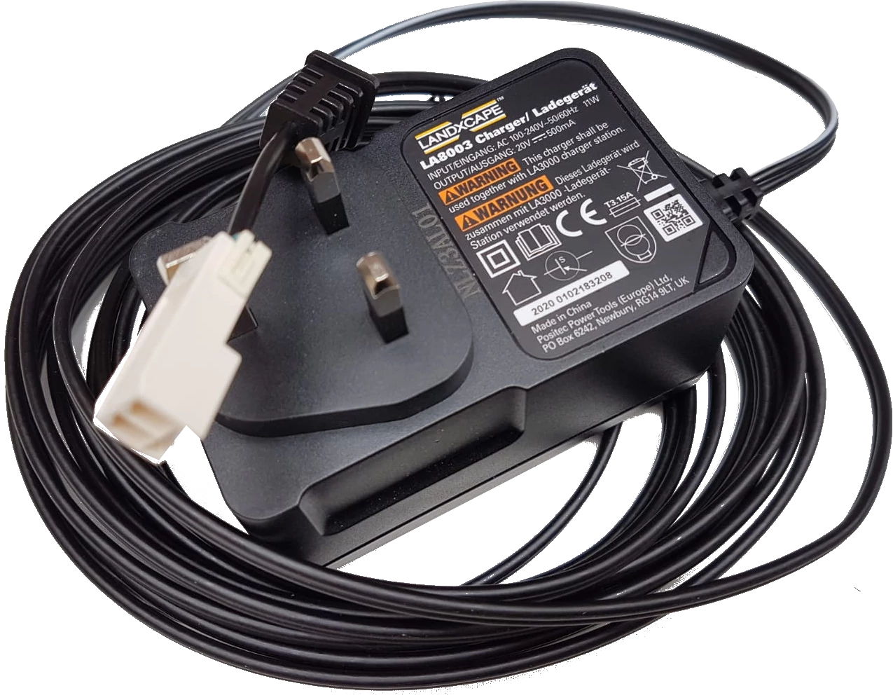 Charger for MacAllister robotic mower charging station