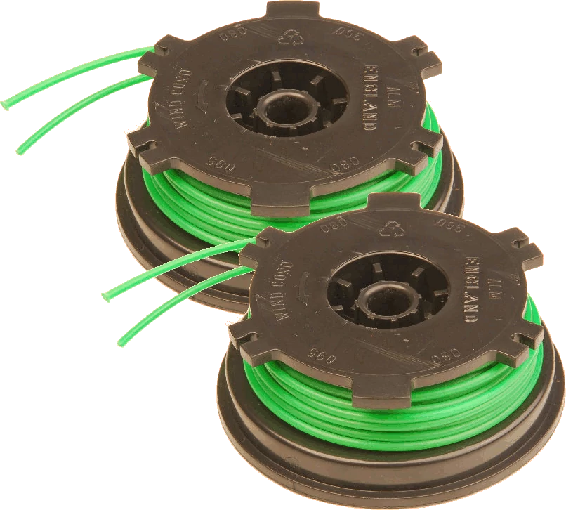 2 x Spool & Line for Performance Power grass trimmers