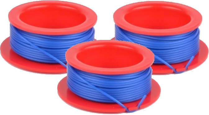 3 x Spool & Line for Flymo grass trimmers
