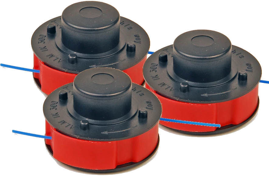 3 x Spool & Line for Performance Power grass trimmers