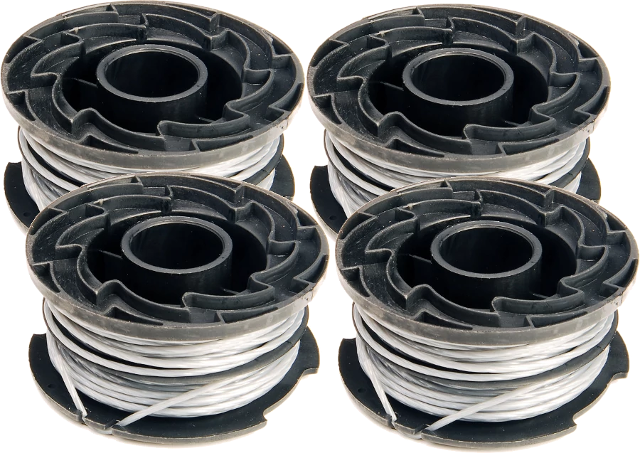 4 x Spool & Line for Black & Decker Trimmers
