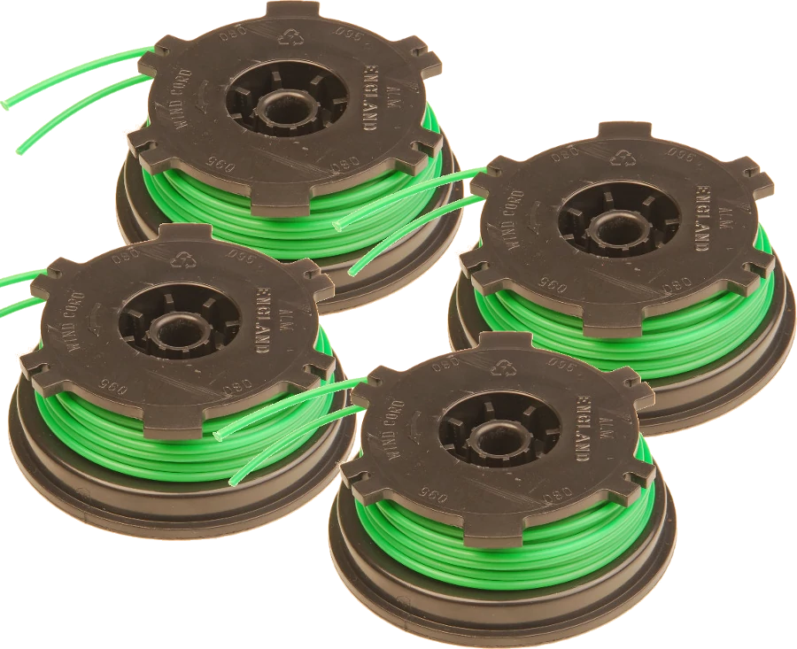4 x Spool & Line for B&Q grass trimmers