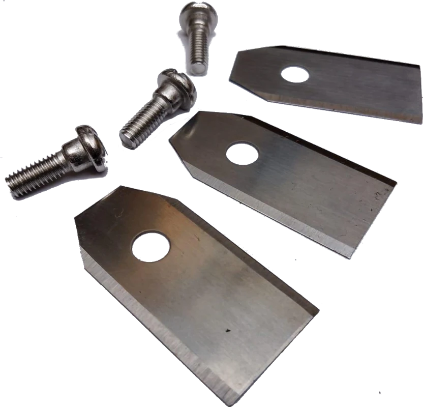 3 x Yard Force Robot Mower Blades with screws