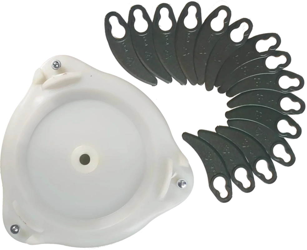 Mounting disk & blades kit for Powerbase lawnmowers